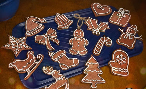 Gingerbread cookie ornaments